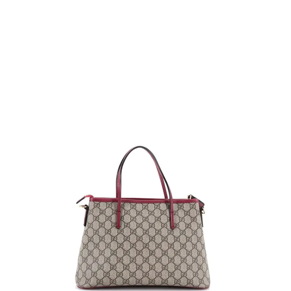 Gucci Convertible Zip Tote Gg Coated #249086G12B - Picture 3 of 8